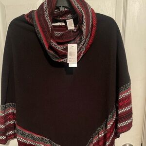BNWT pullover poncho/shawl